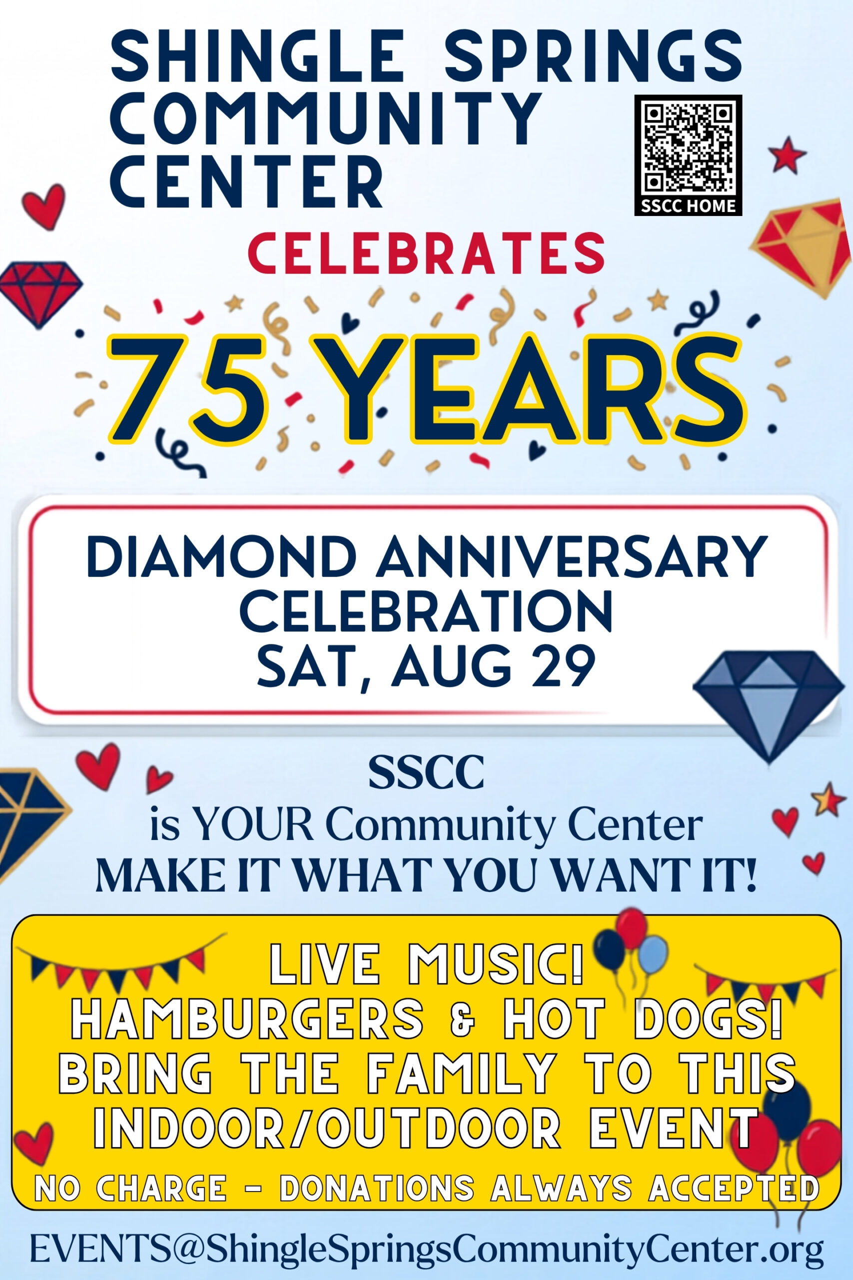 diamond anniversary event flyer temp (poster 20 x 30 in)