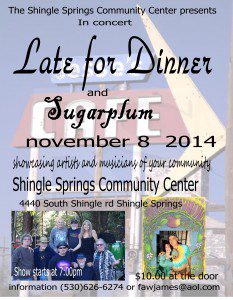11082014Late for Dinner and Sugar Plum